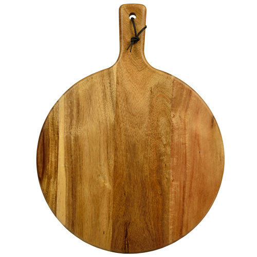 12" Diameter Round Acacia Serving Board